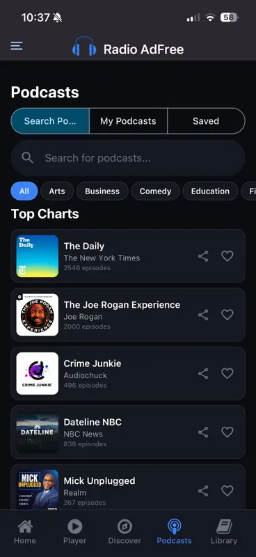 Radio Adfree: App ohne Werbung screenshot 6 of 10