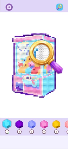 Glitter Pixel iPhone screenshot