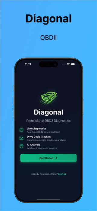 DiagonalOBDII Screenshot 1 of 7