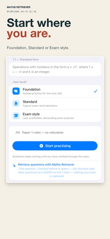 Maths Retriever iPhone screenshot