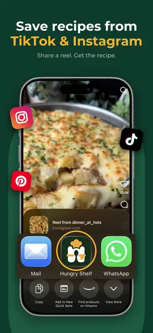 Hungry Shelf: Recipe Organizer screenshot 1
