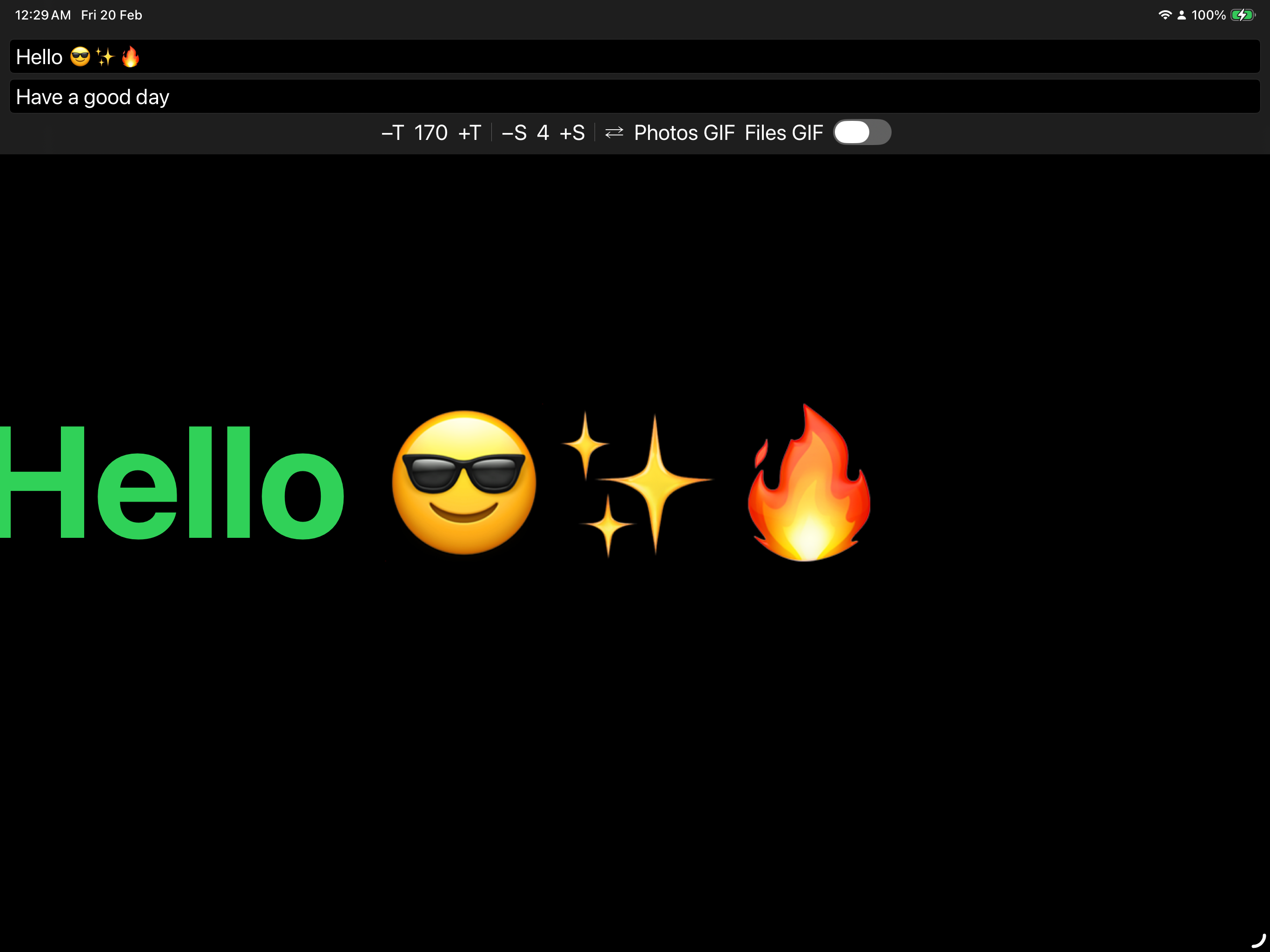 LED Text & GIF Display