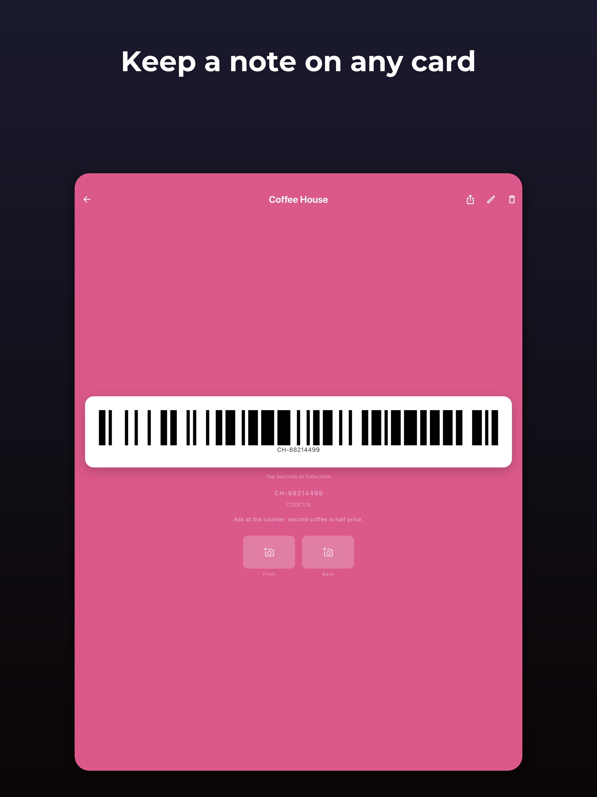 Cardly - Loyalty Card Wallet screenshot 9