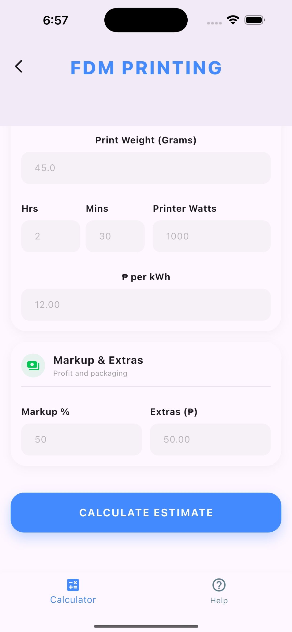 3D Print Cost
