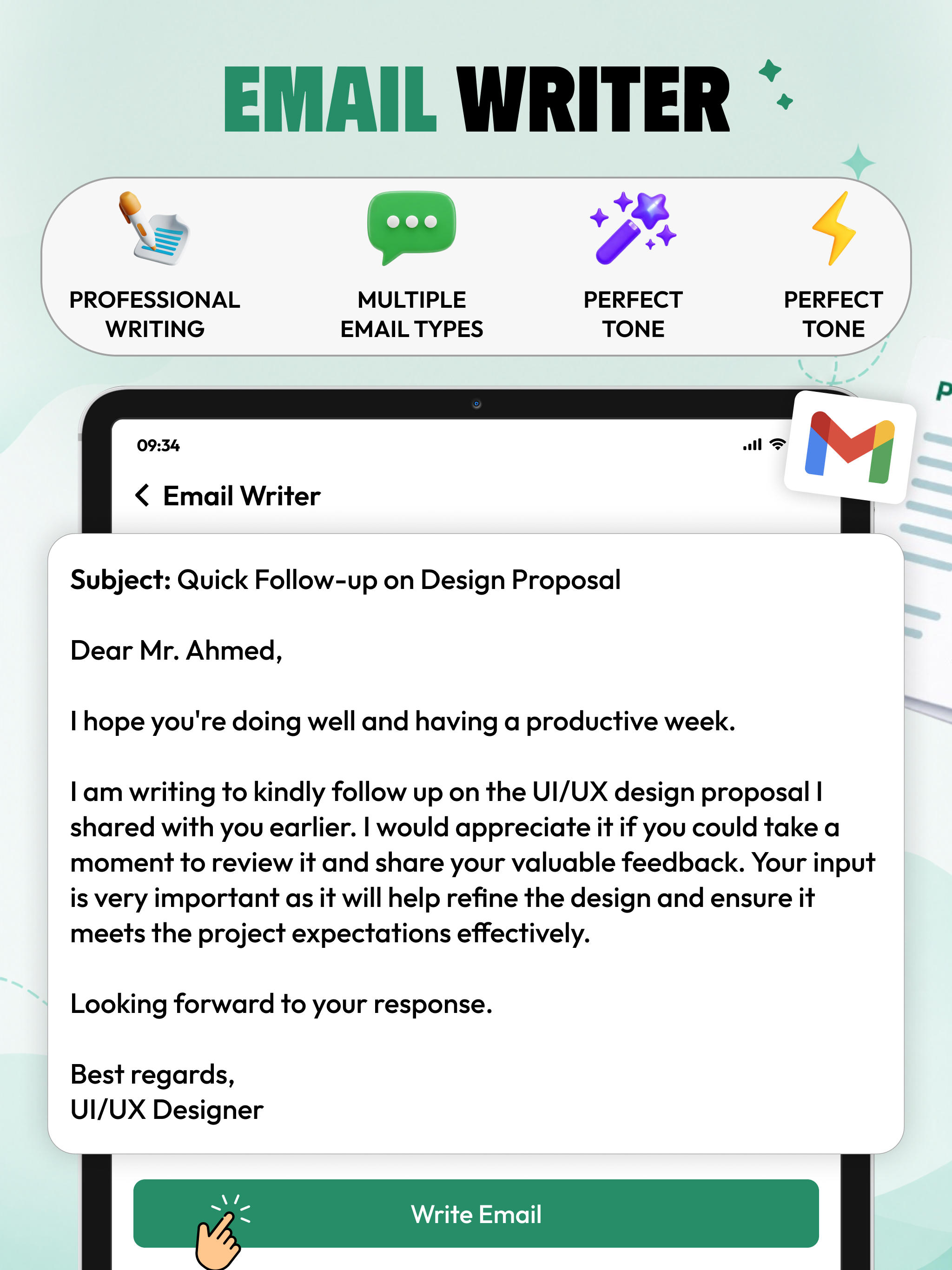 AI Writing App-Essay & Email screenshot 12
