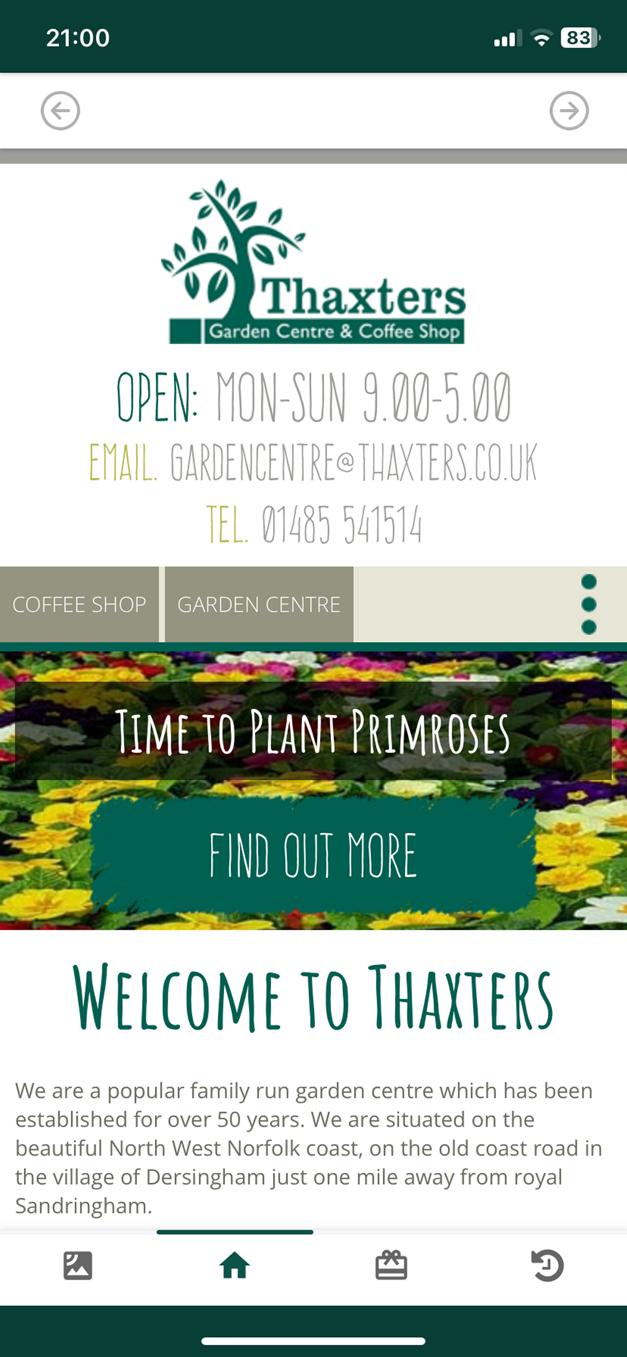 Thaxters Garden Centre screenshot 3