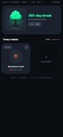 Forge: Daily Habits Screenshot 2 of 6