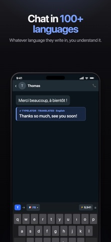 Typelator: Chat Translator iPhone screenshot