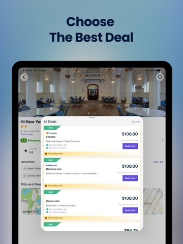 Booking Hotels・Cheap Hotel App iPad screenshot