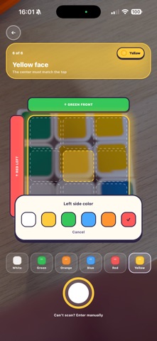 Cubie Solver iPhone screenshot