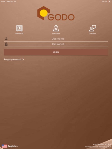 GODO Mobile Banking iPad screenshot