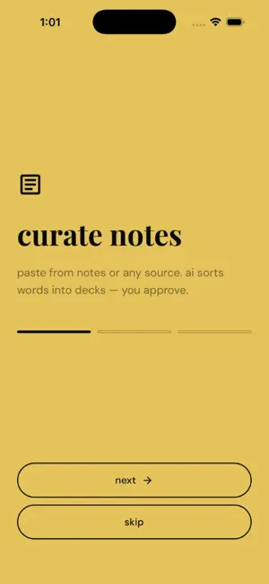 Curate (ca84bf) screenshot 1
