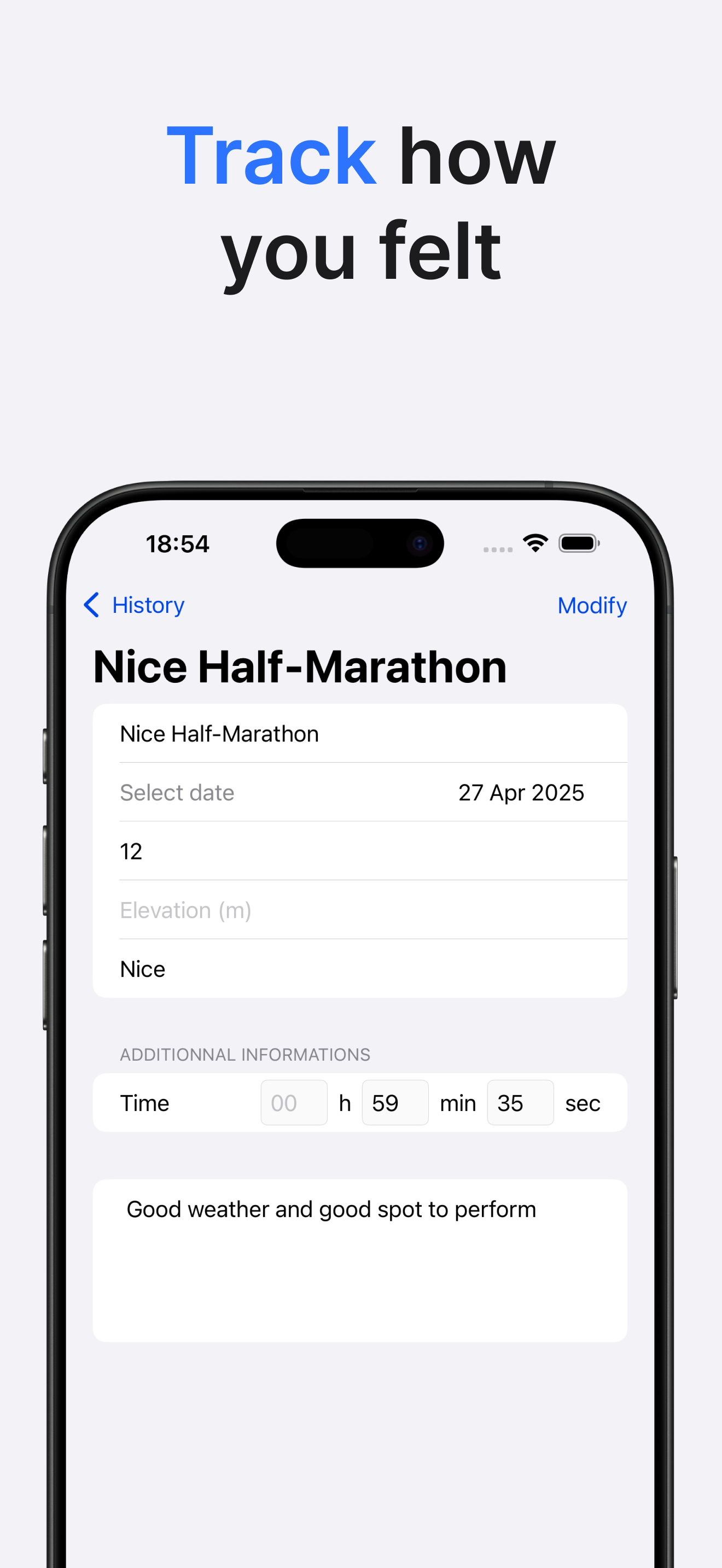 Race & Run tracker – Jogr