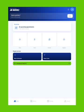 The Water Boy Plumbing Service iPad screenshot