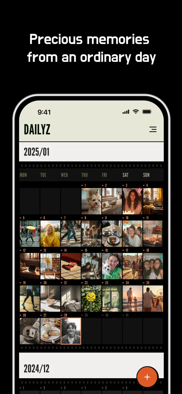 Screenshot #1 pour Dailyz : Aesthetic Photo Diary