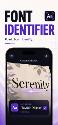 Font Identifier: Scan & Find Screenshot 1 of 3
