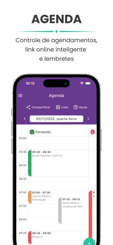 Corthy: Agenda Salão e Gestão screenshot 2 of 4