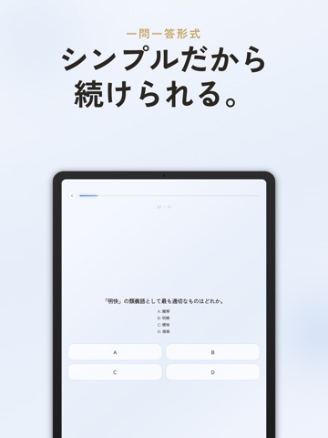 日本語検定3級 過去問・暗記アプリ iPad screenshot