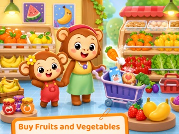 Supermarket Game Kids Shopping