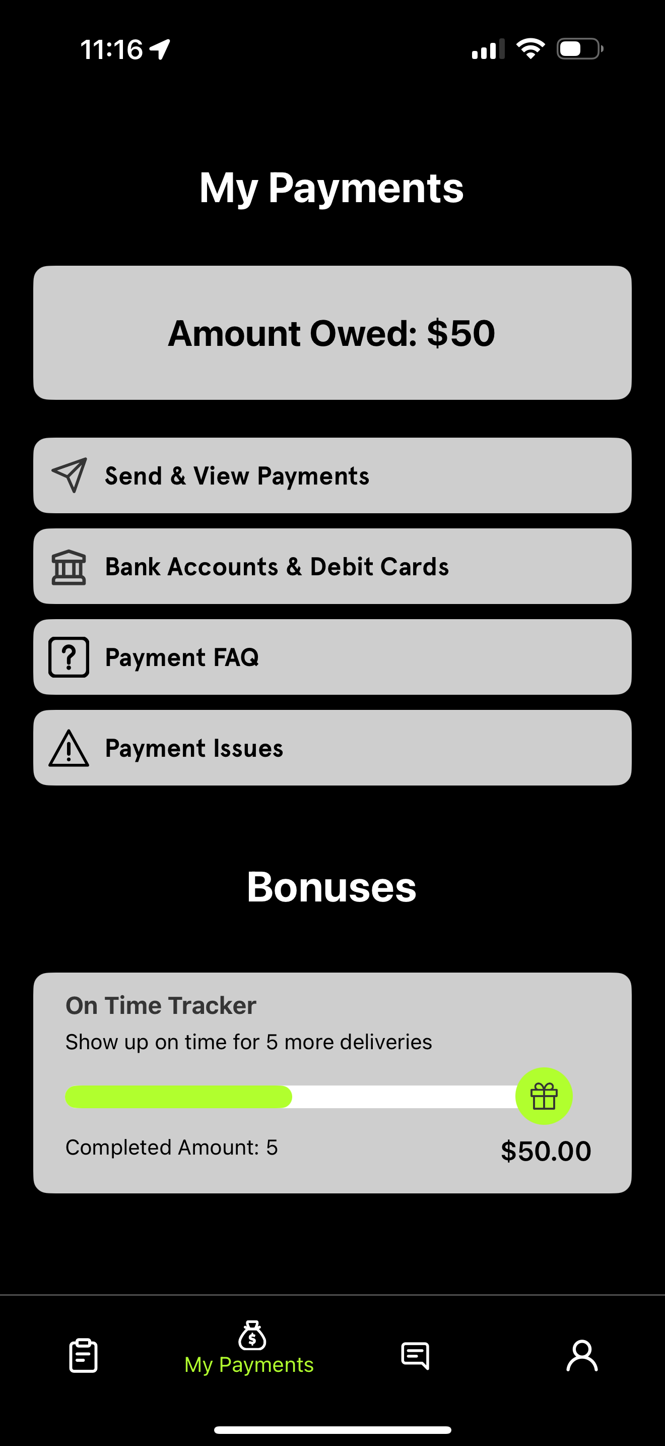 Vamo Delivery Driver