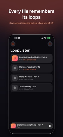 LoopListen: A-B Loop Player screenshot 4