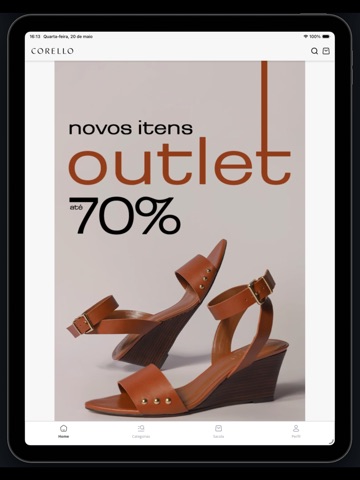 CORELLO-Sapatos e Bolsas iPad screenshot