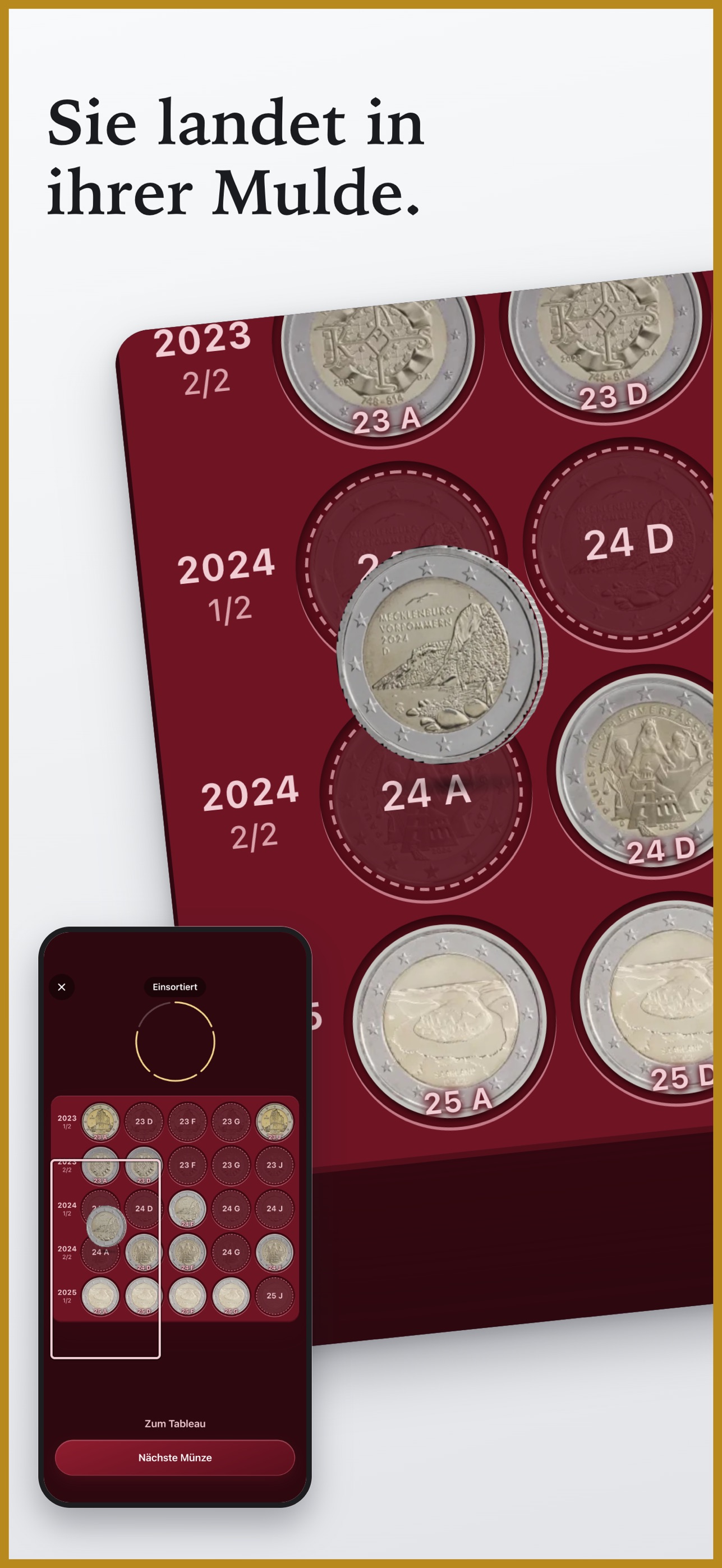 Screenshot 2 of EuroSort — 2-Euro-Münzsammlung