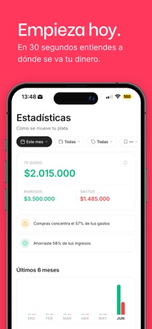 Walpli - Gastos y finanzas screenshot