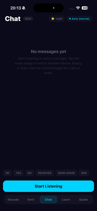Morse Code - Decode & Chat Screenshot 3 of 4