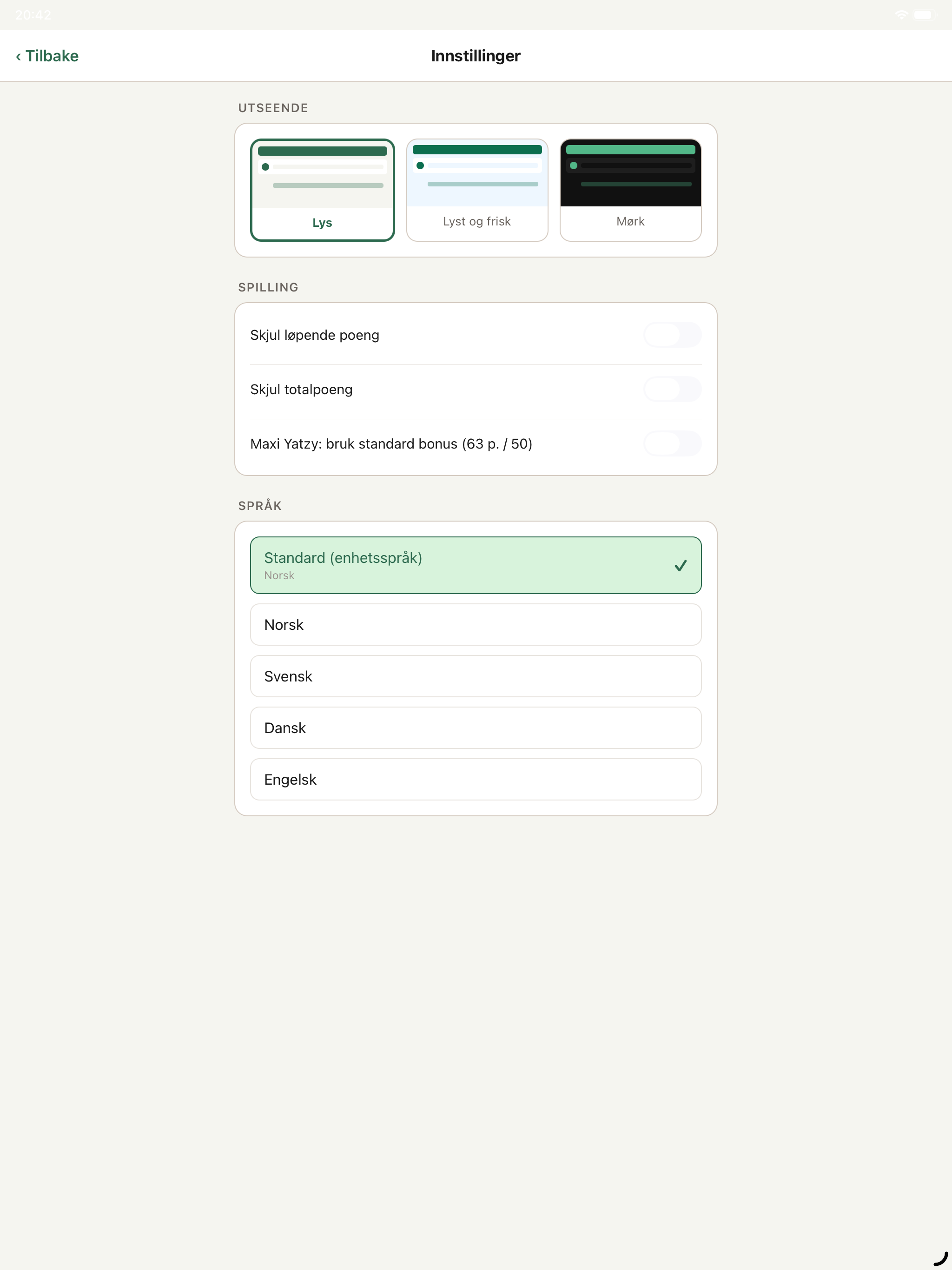 Yatzy Poeng screenshot 8