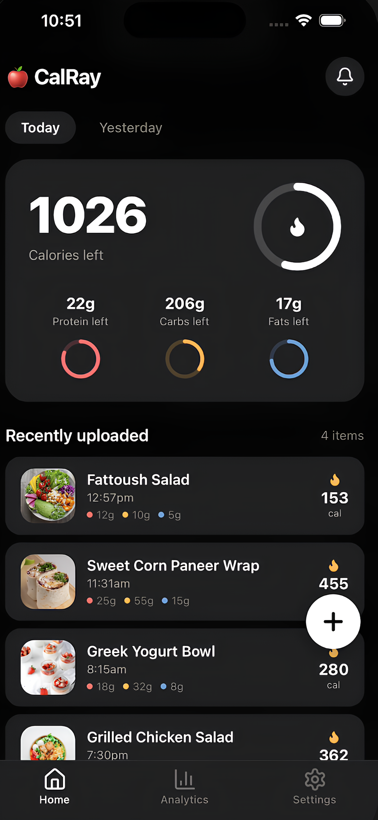 CalRay - Calorie Tracking App screenshot 3