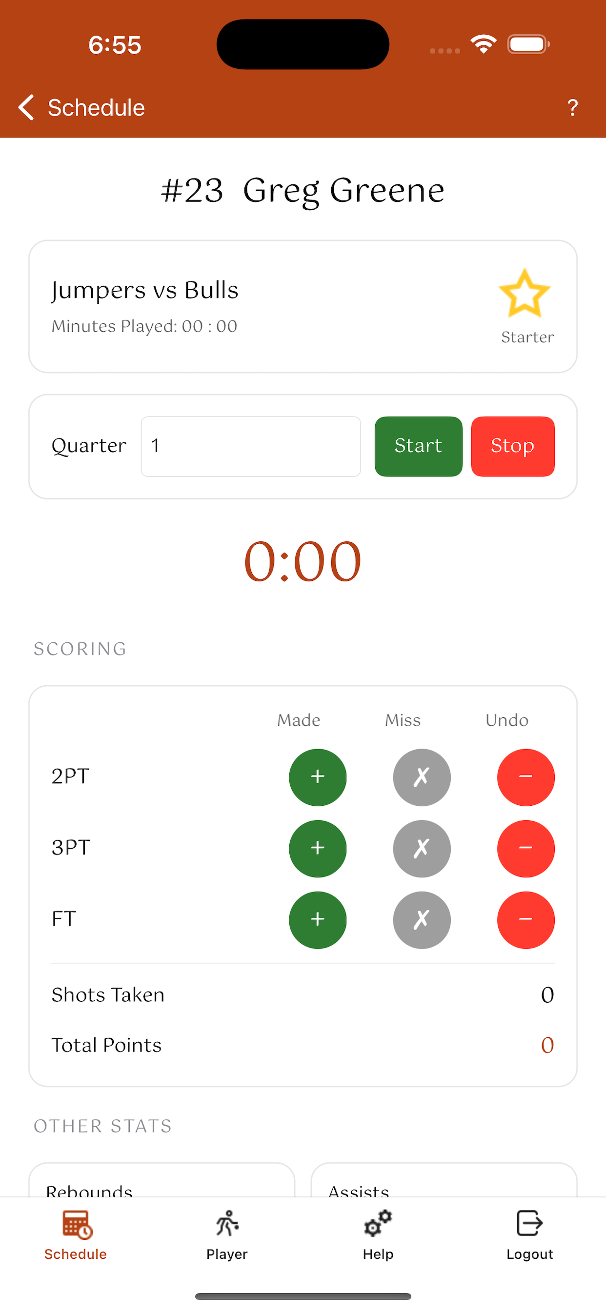 StatTracker For Basketball screenshot 3