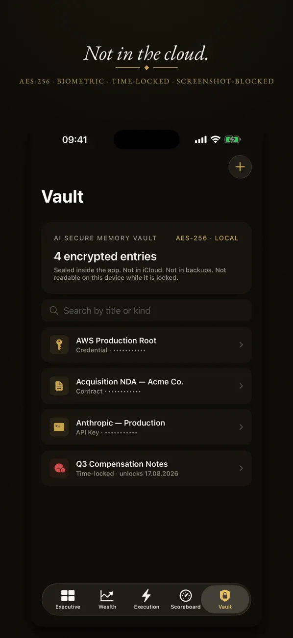 Executive OS screenshot