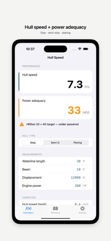 Boat Calculator: Marine Engine Screenshot 2 of 6