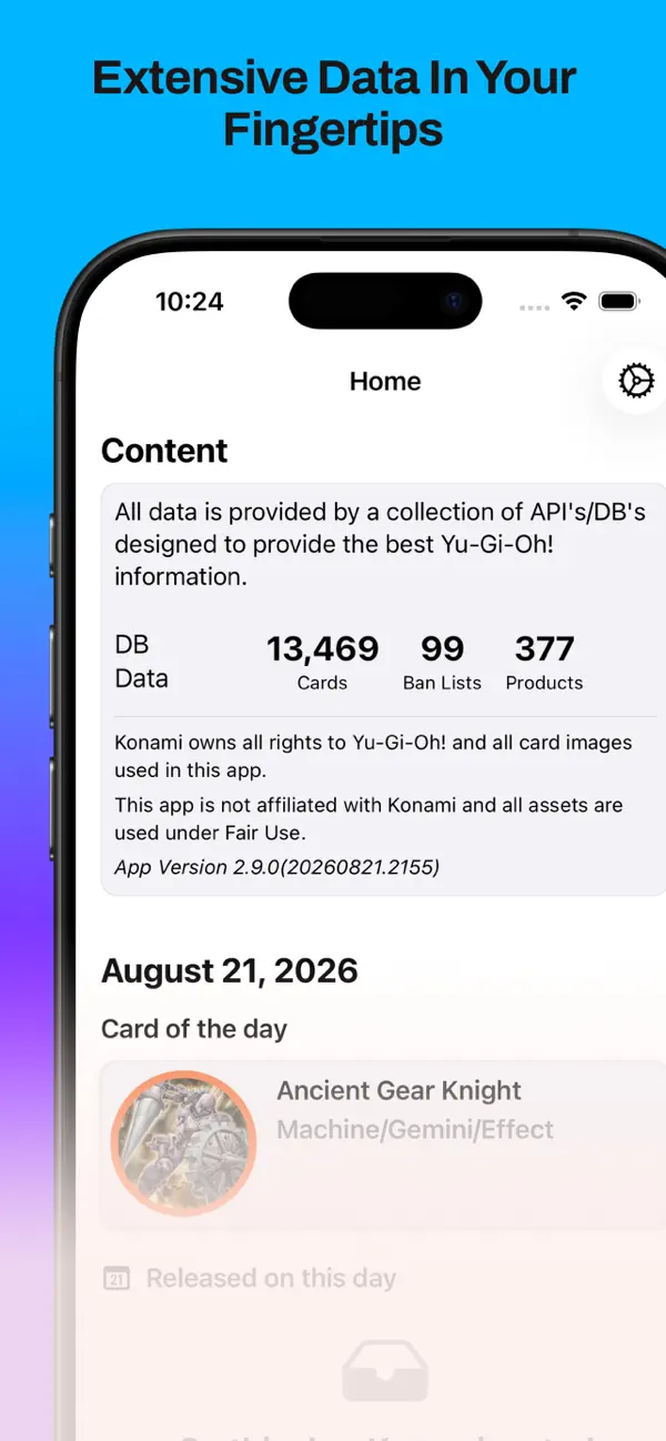 Screenshot #1 pour SKC: Yugioh Database