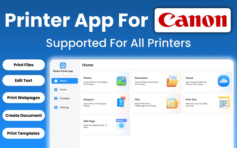 Screenshot #1 pour App For Canon Printer