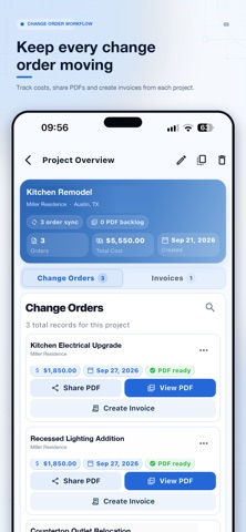 Change Order Pro Contractor Screenshot 3 of 6