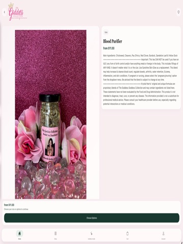 The Goddess Collection iPad screenshot