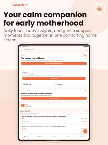 MamaNest - Baby Tracker iPad screenshot