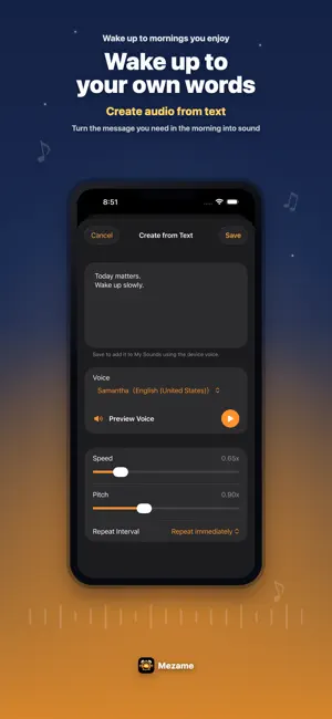 Mezame Alarm Clock Sounds screenshot 3