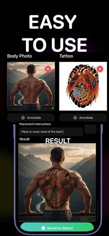 Tattoo Creator - Skincanvas screenshot