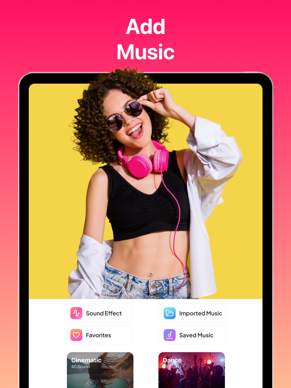SlideShow Maker with Music Fx ipad screenshot 4