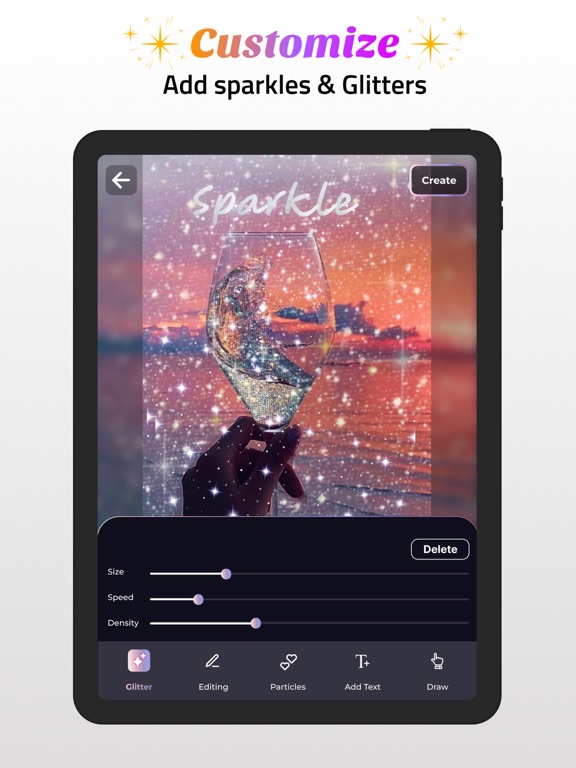 Screenshot #6 pour Glitter Wallpapers Lock Screen