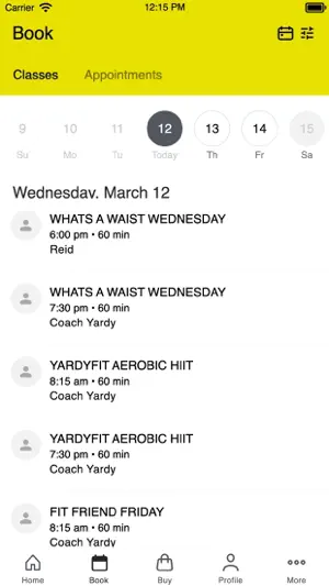 YardyFit screenshot 2