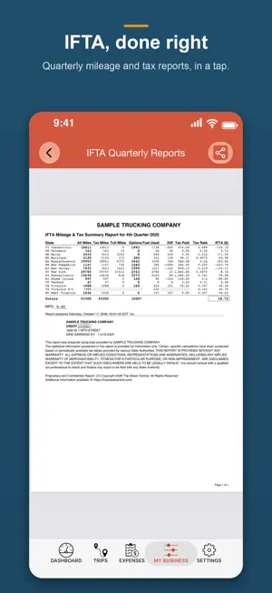 Trip Sheet Central screenshot 4