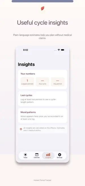 Honest Period Tracker screenshot 4