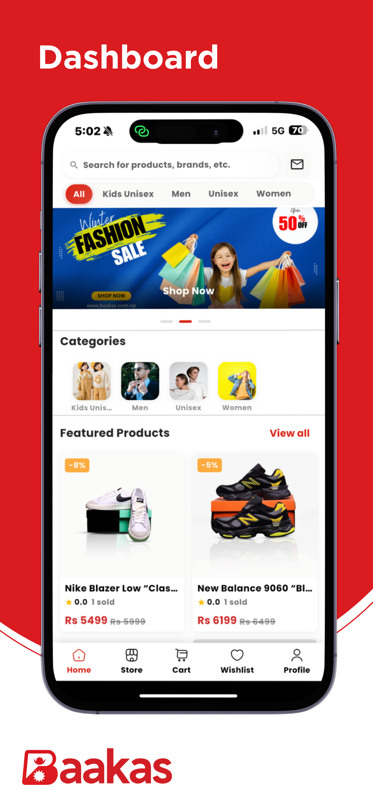 Baakas - Online Shopping App