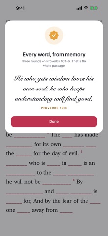 Memorize Proverbs Screenshot 4 of 5