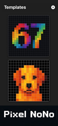 Pixel NoNo: 67 Pixel Art Maker screenshot