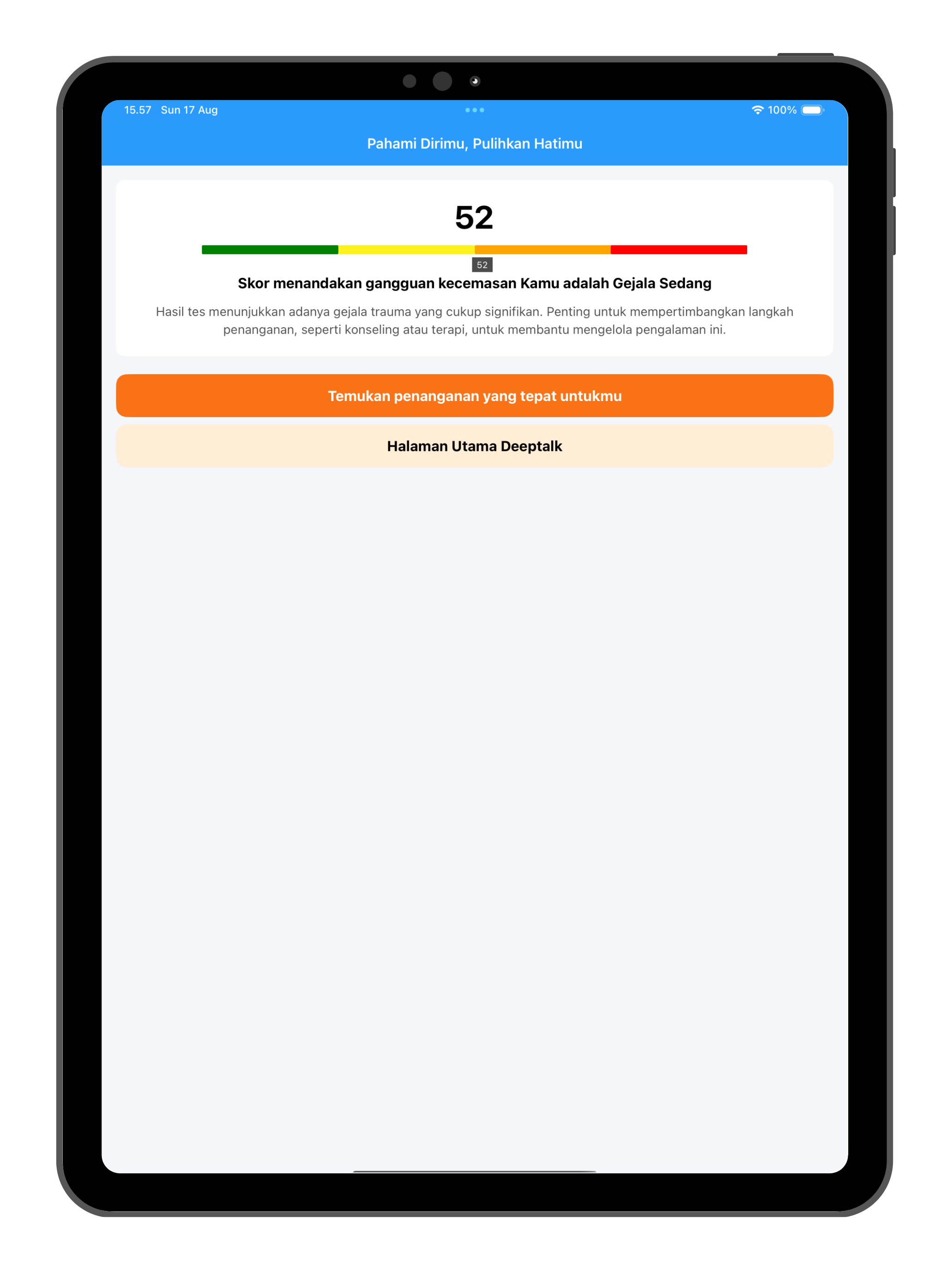 DeepTalk - Mental Health App